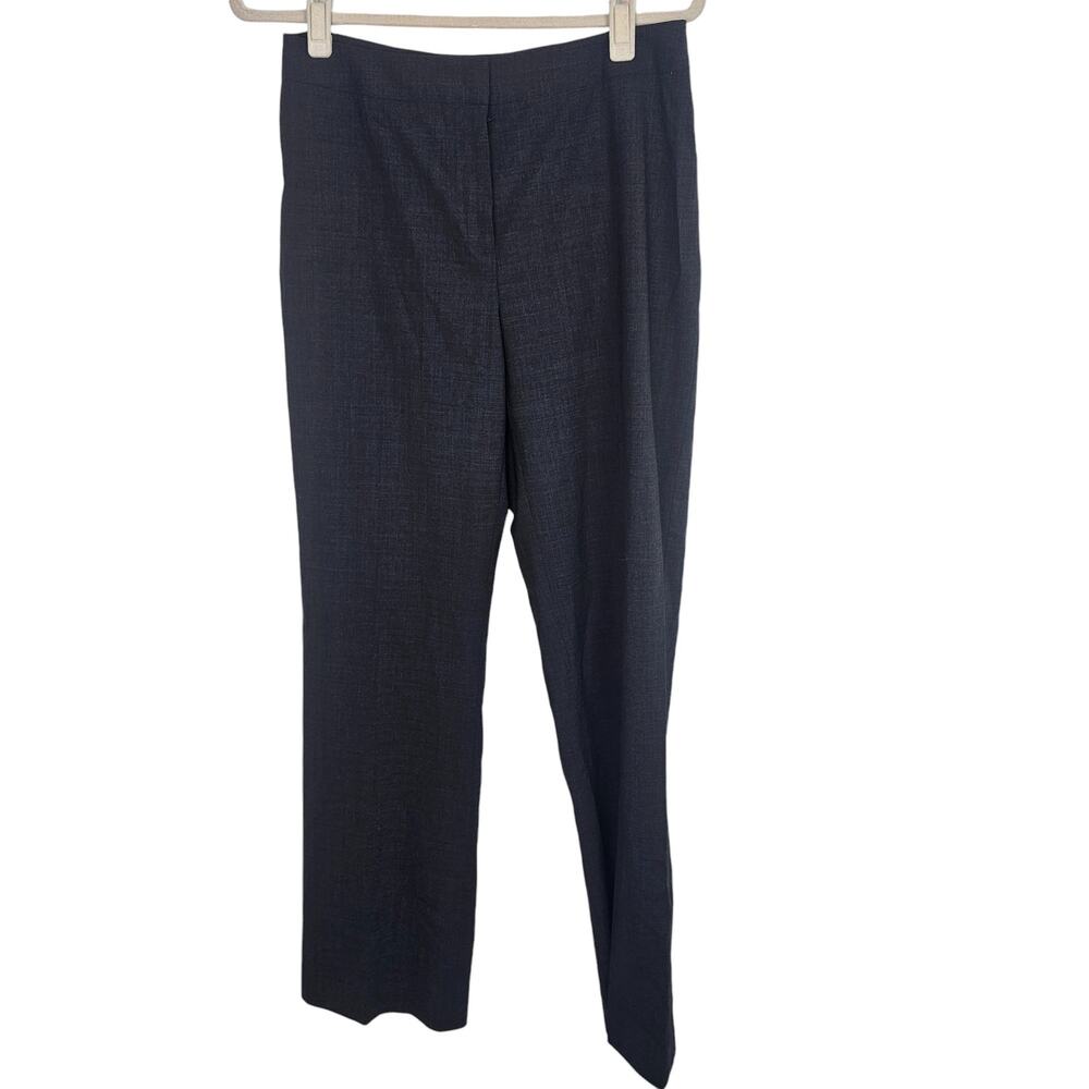 Lafayette 148 Womens Wool Menswear Trouser Pants 6 Career Corp Designer Stretch
